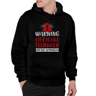 Warning Official Teenager 13Th Birthday Level 13 Unlocked Hoodie | Mazezy