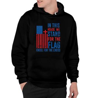 We Stand For The Flag And Kneel For The Cross Hoodie | Mazezy