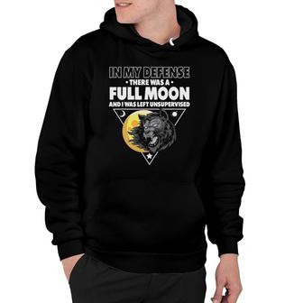Werewolf Full Moon Werewolf Hoodie | Mazezy