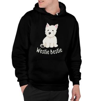 Westie Bestie West Highland White Terrier Hoodie | Mazezy DE
