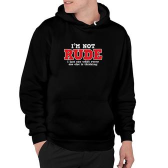 What Every One Else Is Thinking Hoodie | Mazezy