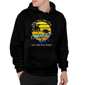 Why Yes I Am The Cabana Girl Pool Party Hoodie | Mazezy