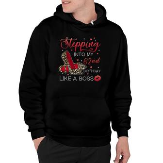 Women Stepping Into 62Nd High Heels Happy 62Th Birthday Hoodie | Mazezy