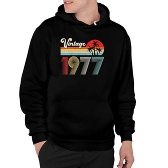 Womens 45 Years Old Vintage 1977 45Th Birthday Party Men Women Hoodie | Mazezy UK