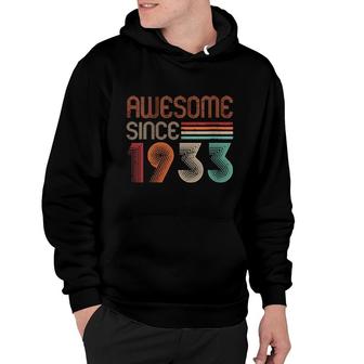 Womens Awesome Since 1933 Vintage 89 Yr Old 89Th Birthday Hoodie | Mazezy