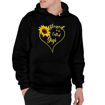 Womens Blessed To Be Called Gigi Sunflower Mother's Day Gift Hoodie | Mazezy