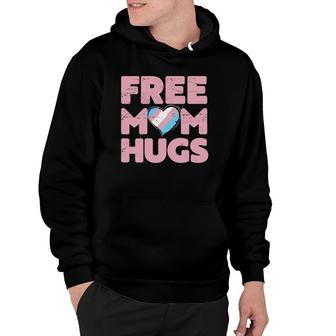 Womens Free Mom Hugs Transgender Pride Hoodie | Mazezy