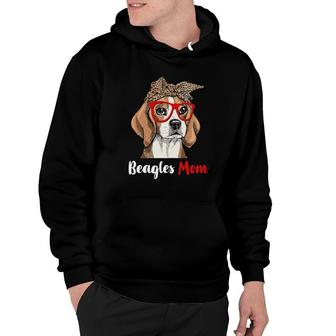 Womens Funny Beagle Mom Dog Lovers - Mother's Day Hoodie | Mazezy