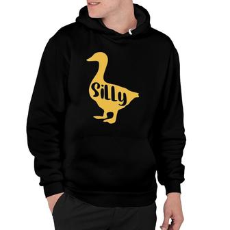 Womens Funny Goose Designs For Kids Canadian Whisperer Silly Bird Hoodie | Mazezy