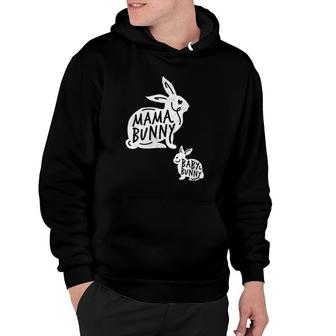 Womens Funny Mama Bunny Baby Bunny Gift Idea Fun Gift Design Hoodie | Mazezy