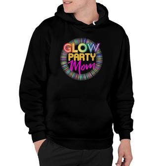 Womens Glow Party Clothing Glow Party Glow Party Mom V-Neck Hoodie | Mazezy