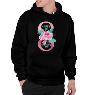Womens Happy Womens Day - Women's Day 8 March Gift For Women Wife V-Neck Hoodie | Mazezy