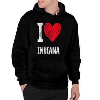 Womens I Love Indiana I Heart Indiana Tee Usa For In Lovers Hoodie | Mazezy UK