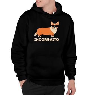 Womens Incorgnito - Funny Welsh Corgi Owner Dog Lover Hoodie | Mazezy