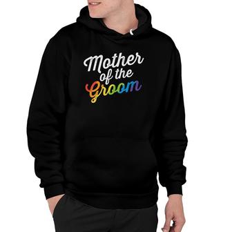 Womens Mother Of The Groom Gay Lesbian Wedding Lgbt Same Sex V-Neck Hoodie | Mazezy