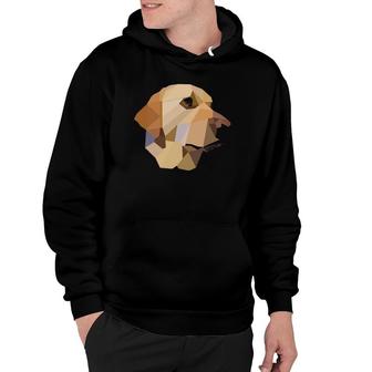 Yellow Labrador Retriever Lab Dog Gift Geometric Design Hoodie | Mazezy