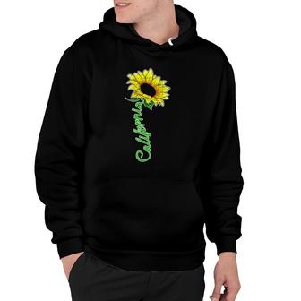 Yellow Sunflower Cali Summer Tropical Ca Hippie California Hoodie | Mazezy