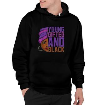 Young Gifted And Black Afro Apparel African Melanin Hoodie - Thegiftio UK
