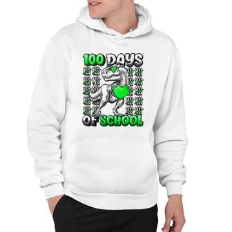 100 Days Of School Trex 100 Days Smarter 100Th Day Of School Hoodie | Mazezy