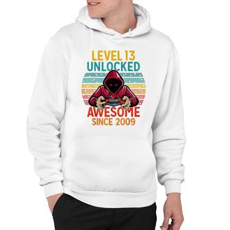 13Yr B Day Boy Funny Gamer Seven 13Th 13 Years Old Birthday Hoodie - Seseable
