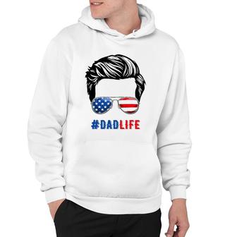 4Th Of July Tee Dad Life Sunglasses American Flag Hoodie | Mazezy