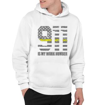 911 Is My Work Number Hoodie | Mazezy UK