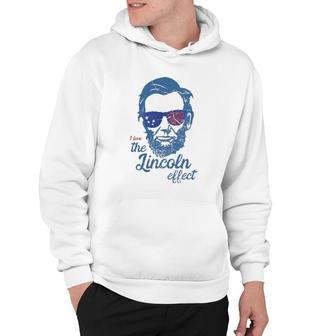 Abe Lincolndesign 4Th Of July I Love The Lincoln Effect Hoodie | Mazezy DE