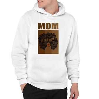 African American Mom Mother's Day Afro Hoodie | Mazezy