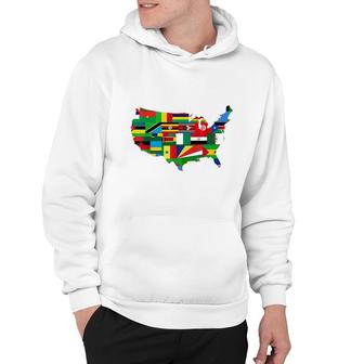 African Flags Black History Hoodie | Mazezy
