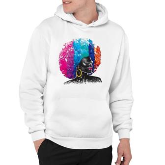 Afro Women Black Queen African American Melanin Queen Hoodie | Mazezy