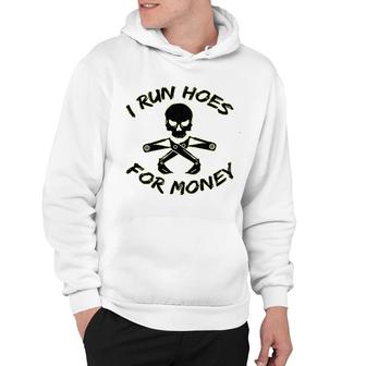 American Supply I Run Hoes For Money Funny Construction Safety Work Hoodie - Thegiftio UK