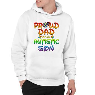 Autism Awareness Wear Proud Dad Of Son Men Women Hoodie | Mazezy
