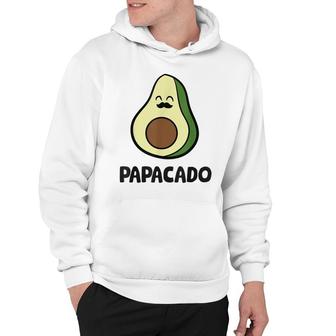 Avocado Dad Vegan Guacamole Avocado Papacado V2 Hoodie - Thegiftio UK