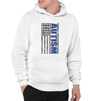 Awareness American Flag Graphic Hoodie | Mazezy