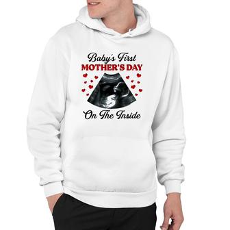 Baby's First Mother's Day On The Inside Ultrasonography Baby Hoodie | Mazezy DE