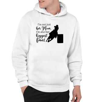 Barrel Racing Mom Cowgirl Horse Riding Graphic Design Racer Hoodie | Mazezy