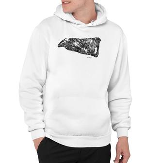 Bbq Tri Tip Illustrated Grilling Gift Hoodie | Mazezy