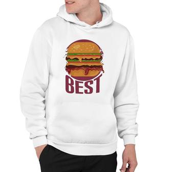 Best Burger Oozing With Cheese Mustard And Mayo Hoodie | Mazezy
