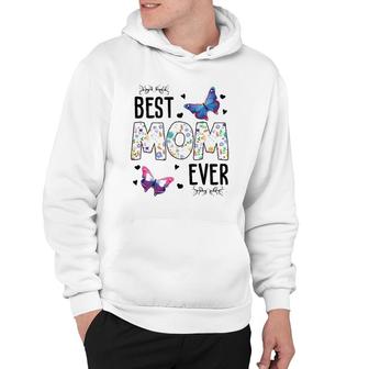 Best Mom Ever Colored Patterns Mother's Day Mama Birthday Hoodie | Mazezy