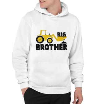 Big Brother For Toddler Boys Tractor Big Bro Promoted To Big Brother Hoodie - Thegiftio UK