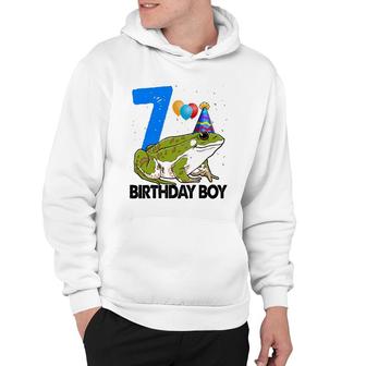 Birthday Boy 7 Frog Tee S Toodlers Funny Frog Love Hoodie | Mazezy