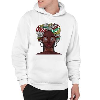 Black Queen S For Women African American Natural Afro Hoodie | Mazezy