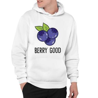 Blueberry Fruit Berry Good Blueberry Fruit Love Blueberries Hoodie | Mazezy