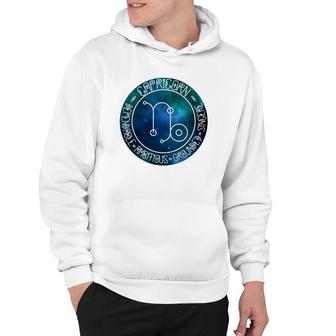 Capricorn Zodiac Astrology Symbol And Qualities Hoodie | Mazezy