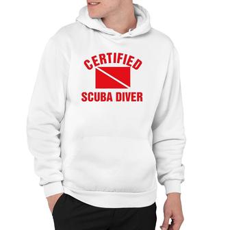 Certified Scuba Diver Cool Diving Hoodie | Mazezy