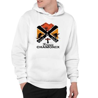 Chamonix Ski Skiing Snowboard Accessories Hoodie | Mazezy