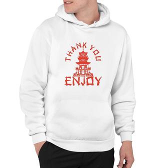 Chinese Take Out Thank You Enjoy Food Asian Chinese Takeout Hoodie - Thegiftio UK