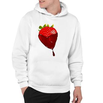 Chocolate Covered Strawberry Life In Chocolate Hoodie | Mazezy
