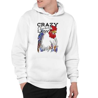 Crazy Chicken Lady Funny Chicken Lover Hoodie | Mazezy