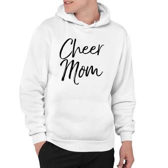 Cute Cheerleader Mother Apparel Gift For Women Cheer Mom Hoodie | Mazezy
